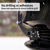 Tesla no drill front license plate holder